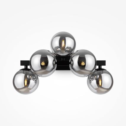 Maytoni MOD547WL-05B - Sienas lampa DALLAS 5xG9/28W/230V melna