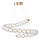 Maytoni MOD555PL-L35G3K - LED Lustra ar auklu AMULET LED/40W/230V 3000K zelta