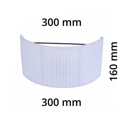 Maytoni MOD974-WLShade-White - Abažūrs sienas lampai TORONTO white E27 300x160 mm