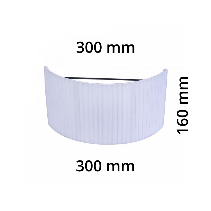 Maytoni MOD974-WLShade-White - Abažūrs sienas lampai TORONTO white E27 300x160 mm