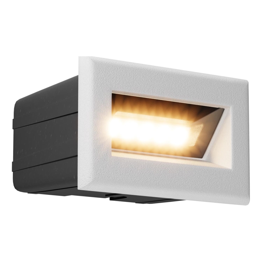 Maytoni O045SL-L3W3K - LED Iebūvējams āra lampa BOSCA LED/3W/230V 3000K IP65 balta