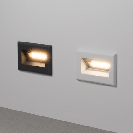 Maytoni O045SL-L3W3K - LED Iebūvējams āra lampa BOSCA LED/3W/230V 3000K IP65 balta