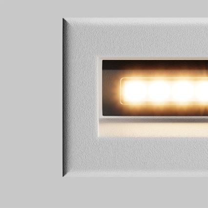 Maytoni O045SL-L3W3K - LED Iebūvējams āra lampa BOSCA LED/3W/230V 3000K IP65 balta