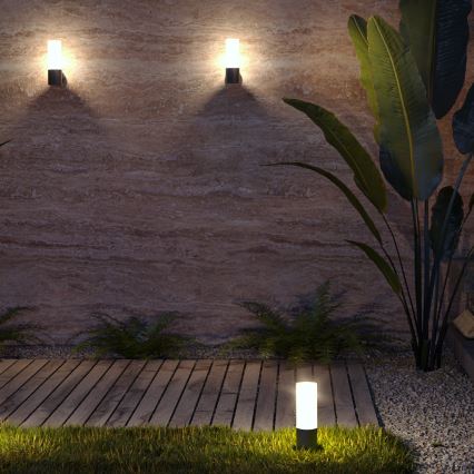 Maytoni O418FL-01GR - Āra lampa WILLIS 1xE27/60W/230V 30 cm IP54 antracīta