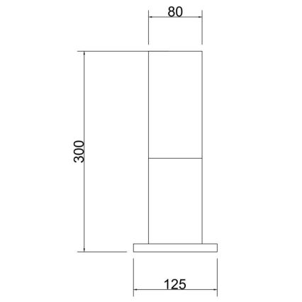 Maytoni O418FL-01GR - Āra lampa WILLIS 1xE27/60W/230V 30 cm IP54 antracīta