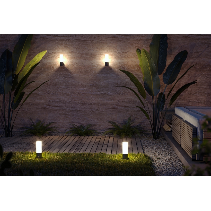 Maytoni O418WL-01B - Āra sienas lampa WILLIS 1xE27/60W/230V IP54 melna
