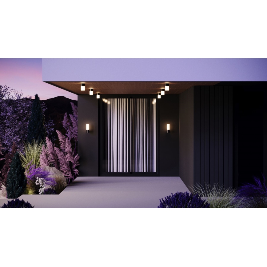 Maytoni O418WL-01B - Āra sienas lampa WILLIS 1xE27/60W/230V IP54 melna
