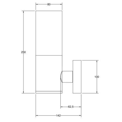 Maytoni O418WL-01B - Āra sienas lampa WILLIS 1xE27/60W/230V IP54 melna