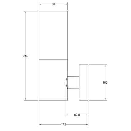 Maytoni O418WL-01GR - Āra sienas lampa WILLIS 1xE27/60W/230V IP54 antracīta