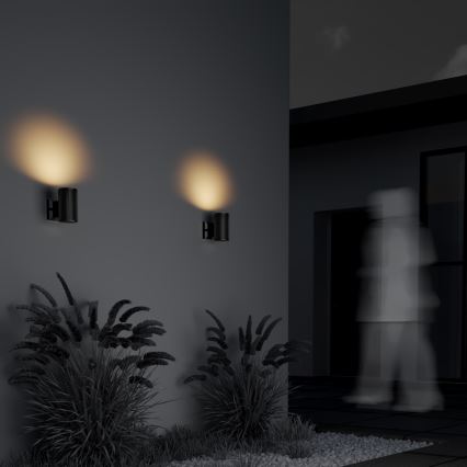 Maytoni O419WL-01B - Āra sienas gaismeklis RANDO 1xE27/60W/230V IP54 melns