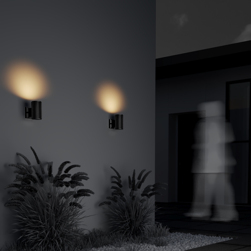 Maytoni O419WL-01B - Āra sienas gaismeklis RANDO 1xE27/60W/230V IP54 melns