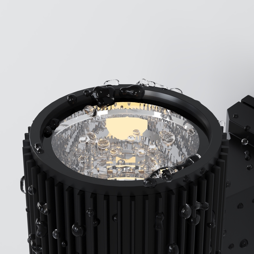 Maytoni O419WL-01B - Āra sienas gaismeklis RANDO 1xE27/60W/230V IP54 melns