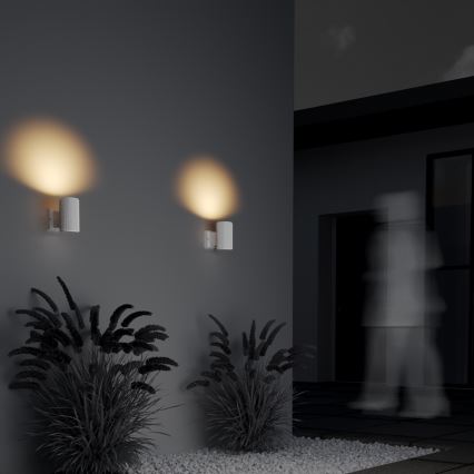 Maytoni O419WL-01W - Āra sienas gaismeklis RANDO 1xE27/60W/230V IP54 balts