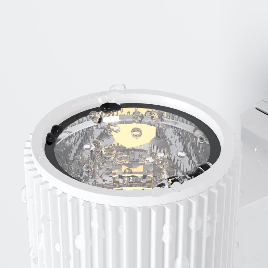 Maytoni O419WL-01W - Āra sienas gaismeklis RANDO 1xE27/60W/230V IP54 balts