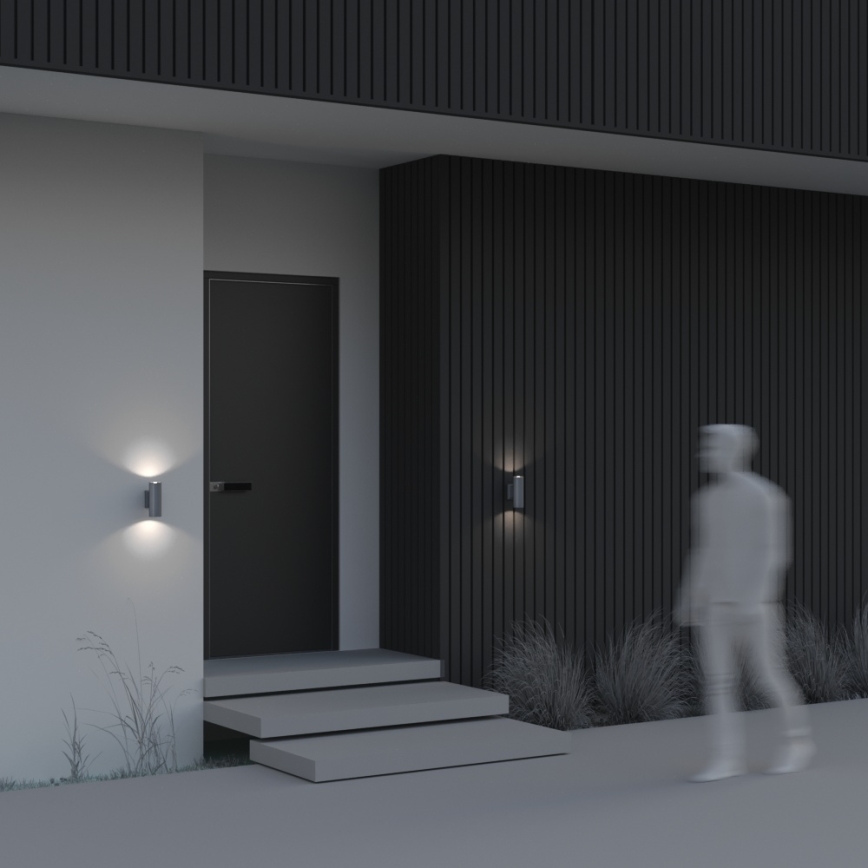 Maytoni O574WL-02GR - Āra sienas lampa BOWERY 2xGU10/50W/230V IP54 antracīta