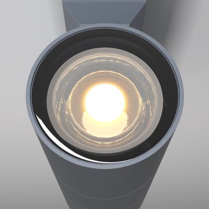 Maytoni O574WL-02GR - Āra sienas lampa BOWERY 2xGU10/50W/230V IP54 antracīta