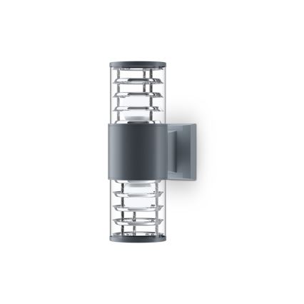 Maytoni O576WL-02GR - Āra sienas lampa BRONX 2xE27/60W/230V IP54 antracīta