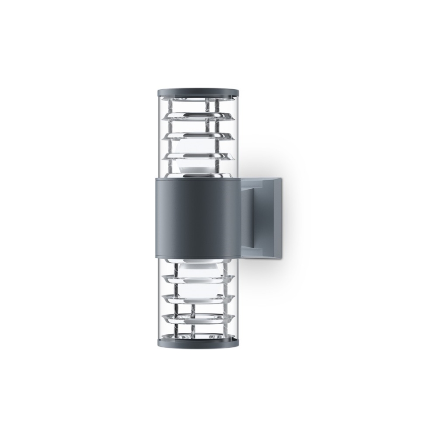 Maytoni O576WL-02GR - Āra sienas lampa BRONX 2xE27/60W/230V IP54 antracīta