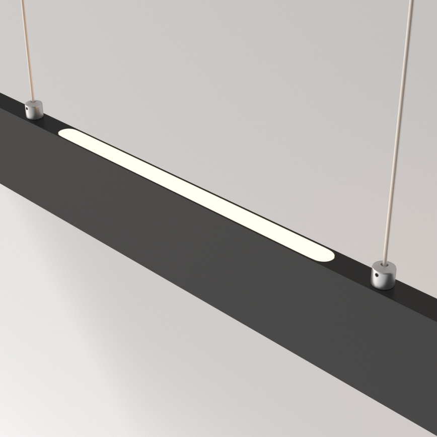 Maytoni P010PL-L30B4K - LED Lustra ar auklu STEP LED/30W/230V 4000K 118,5 cm melna