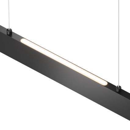 Maytoni P010PL-L30B4K - LED Lustra ar auklu STEP LED/30W/230V 4000K 118,5 cm melna
