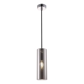 Maytoni P011PL-01CH - Lustra ar auklu GIOIA 1xE14/40W/230V melna