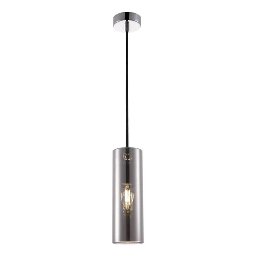 Maytoni P011PL-01CH - Lustra ar auklu GIOIA 1xE14/40W/230V melna