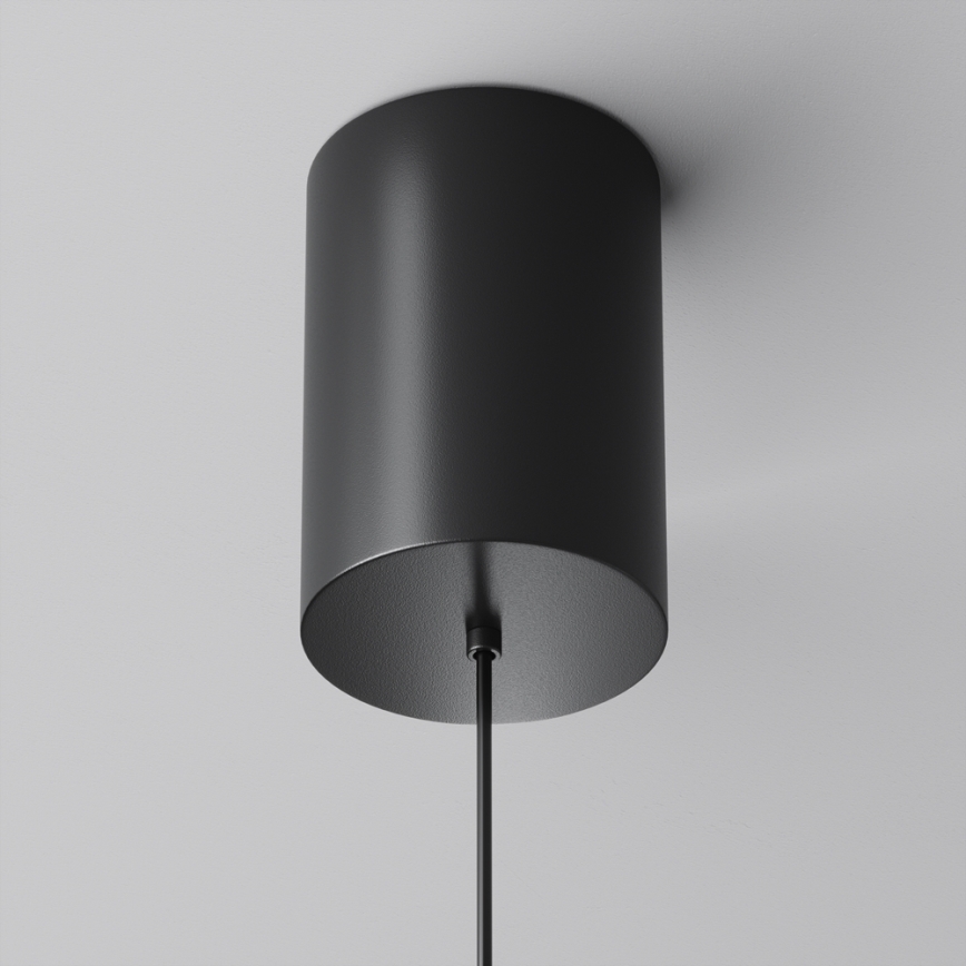 Maytoni P076PL-L12W3K-B - LED Lustra ar auklu PLATO LED/12W/230V 3000K melna