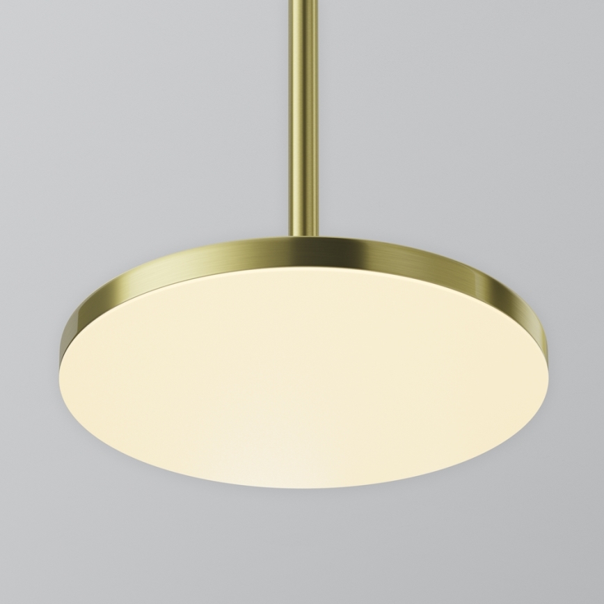 Maytoni P076PL-L12W3K-BS - LED Lustra ar auklu PLATO LED/12W/230V 3000K zelta