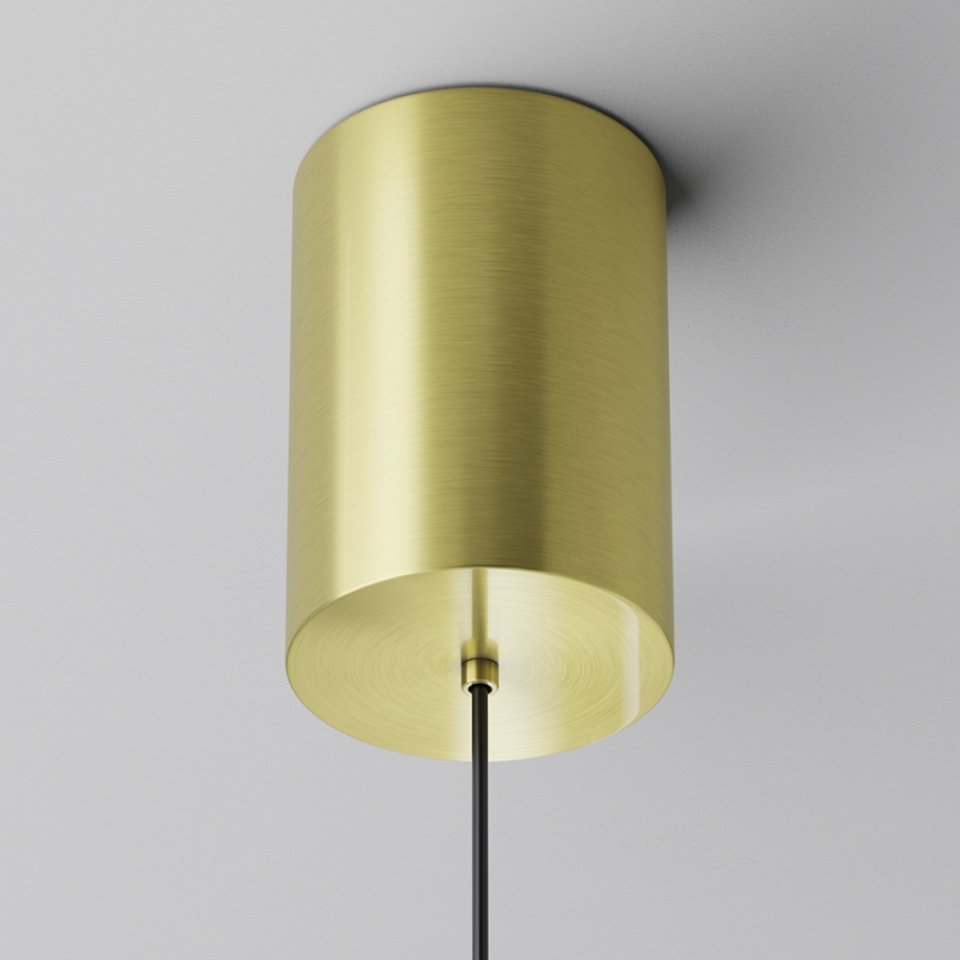 Maytoni P076PL-L12W3K-BS - LED Lustra ar auklu PLATO LED/12W/230V 3000K zelta
