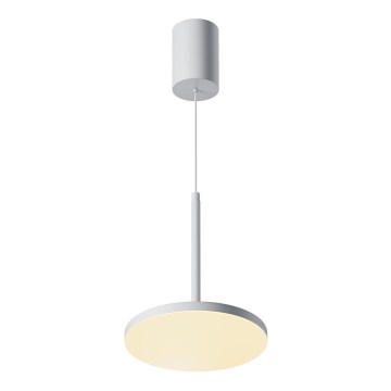 Maytoni P076PL-L12W3K-W - LED Lustra ar auklu PLATO LED/12W/230V 3000K balta