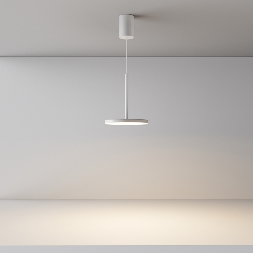 Maytoni P076PL-L12W3K-W - LED Lustra ar auklu PLATO LED/12W/230V 3000K balta