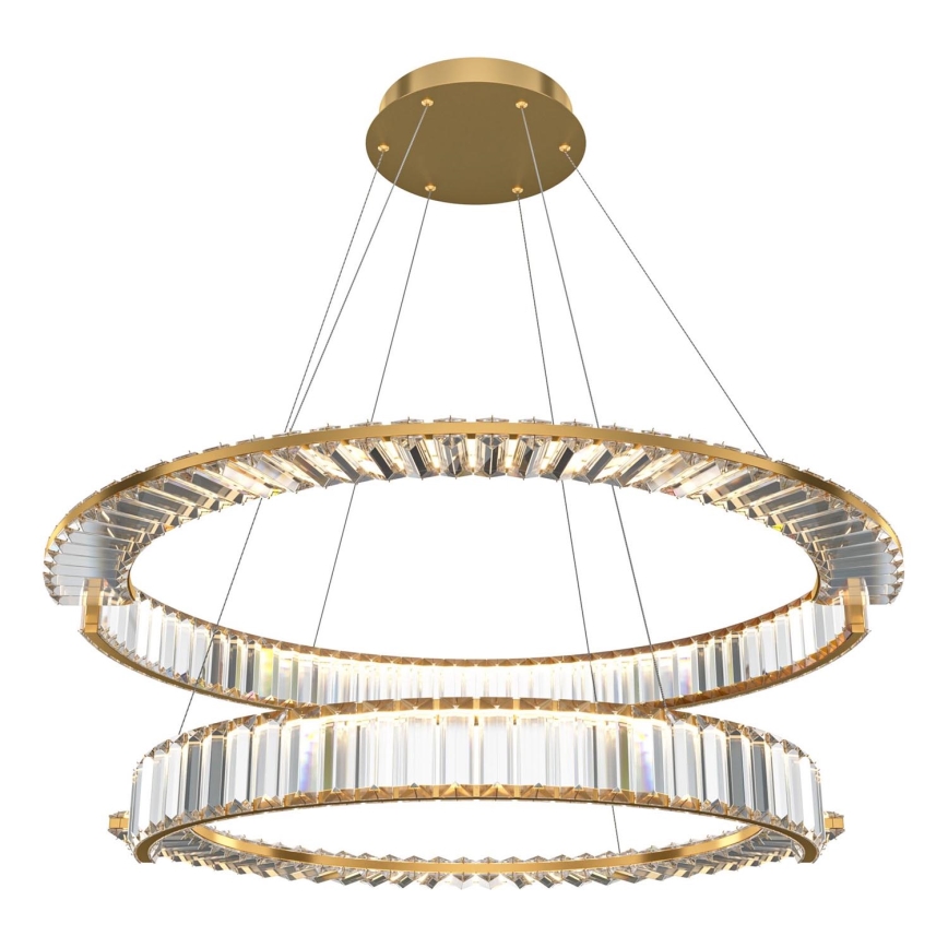 Maytoni P097PL-L90G4K - LED Lustra ar auklu KRONE LED/90W/230V CRI 90 d. 80,5 cm zelta