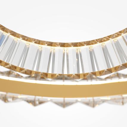 Maytoni P097PL-L90G4K - LED Lustra ar auklu KRONE LED/90W/230V CRI 90 d. 80,5 cm zelta