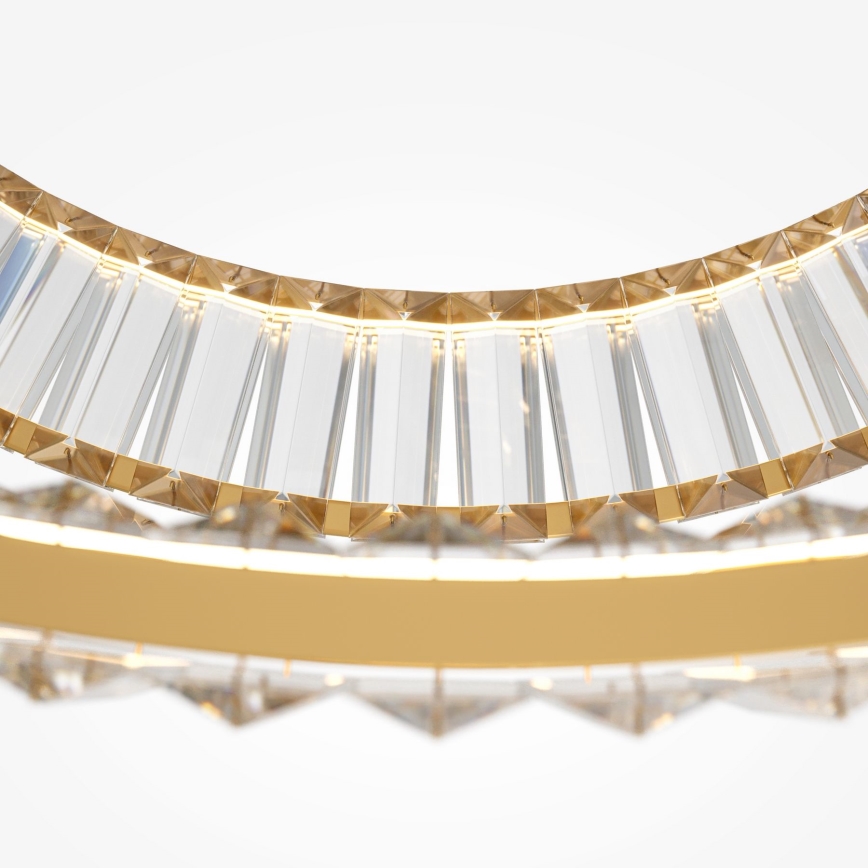 Maytoni P097PL-L90G4K - LED Lustra ar auklu KRONE LED/90W/230V CRI 90 d. 80,5 cm zelta