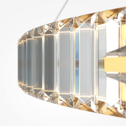 Maytoni P097PL-L90G4K - LED Lustra ar auklu KRONE LED/90W/230V CRI 90 d. 80,5 cm zelta