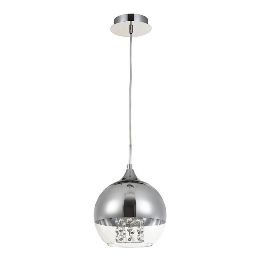 Maytoni P140-PL-110-1-N - Lustra ar auklu FERMI 1xE27/60W/230V spīdīgi hromēts