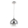 Maytoni P140-PL-110-1-N - Lustra ar auklu FERMI 1xE27/60W/230V spīdīgi hromēts