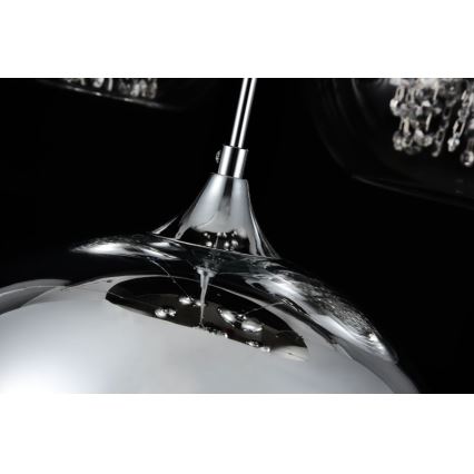 Maytoni P140-PL-170-5-N - Lustra ar auklu FERMI 5xE27/60W/230V spīdīgi hromēts