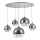 Maytoni P140-PL-170-5-N - Lustra ar auklu FERMI 5xE27/60W/230V spīdīgi hromēts