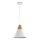 Maytoni P359-PL-01-W - Lustra ar auklu BICONES 1xE27/60W/230V d. 22 cm balta/bēša