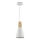Maytoni P359-PL-140-W - Lustra ar auklu BICONES 1xE27/60W/230V d. 14 cm balta/bēša