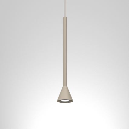 MAZZO pakaramais gaismeklis uz vada 1xGU10/8W/230V, bēšs