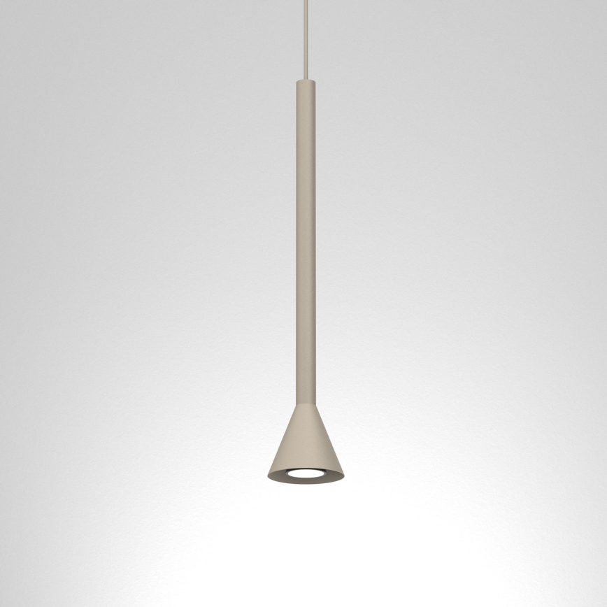 MAZZO pakaramais gaismeklis uz vada 1xGU10/8W/230V, bēšs
