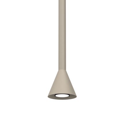 MAZZO pakaramais gaismeklis uz vada 1xGU10/8W/230V, bēšs