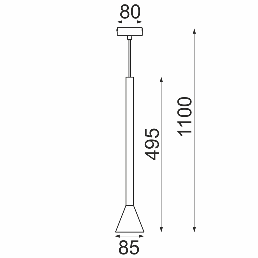 MAZZO pakaramais gaismeklis uz vada 1xGU10/8W/230V, bēšs