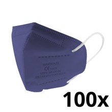 Media Sanex Respirators bērnu izmērs FFP2 NR Tumši zils 100gab
