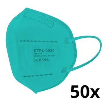 Media Sanex Respirators FFP2 NR / KN95 mentola 50gab