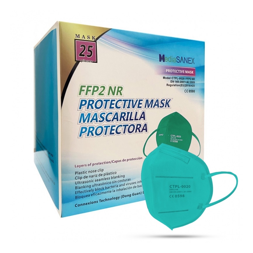 Media Sanex Respirators FFP2 NR / KN95 mentola 50gab