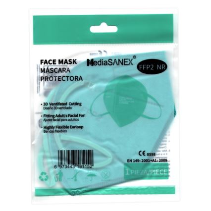 Media Sanex Respirators FFP2 NR / KN95 mentola 50gab