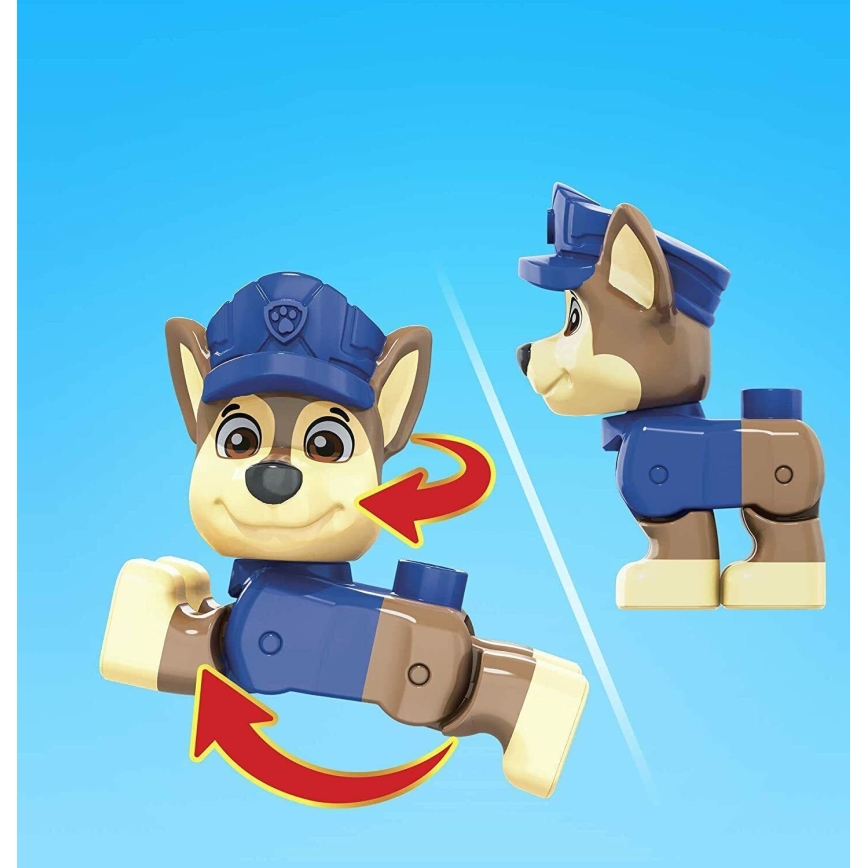 Mega Bloks - Bērnu konstruktora komplekts Paw patrol Chase's car